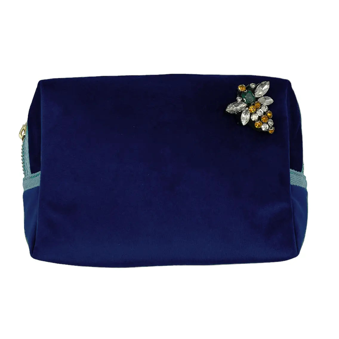 Sixton London make-up bag & queen bee pin