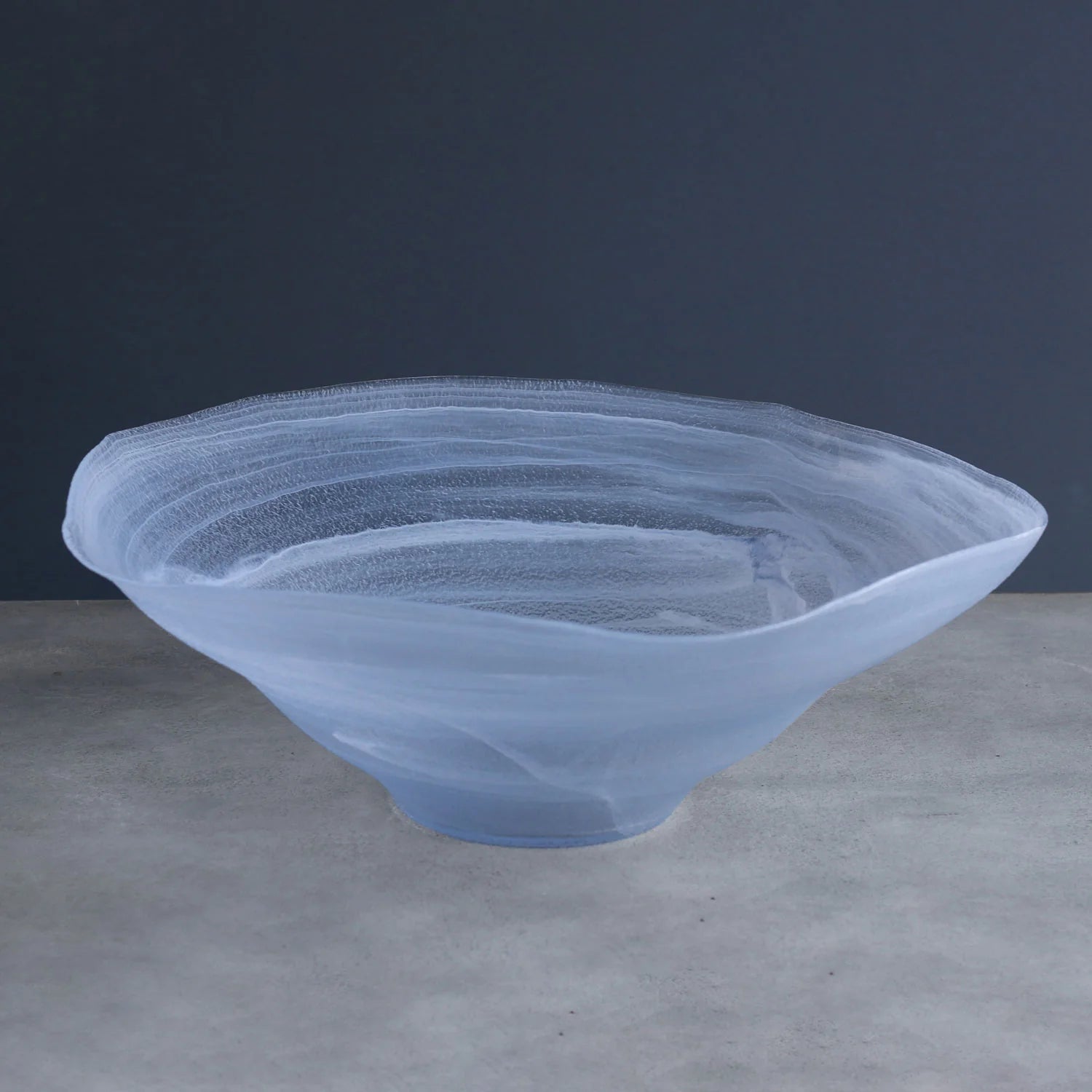 Beatriz Ball GLASS Alabaster Wave Extra Large Bowl - Thumbnail 2