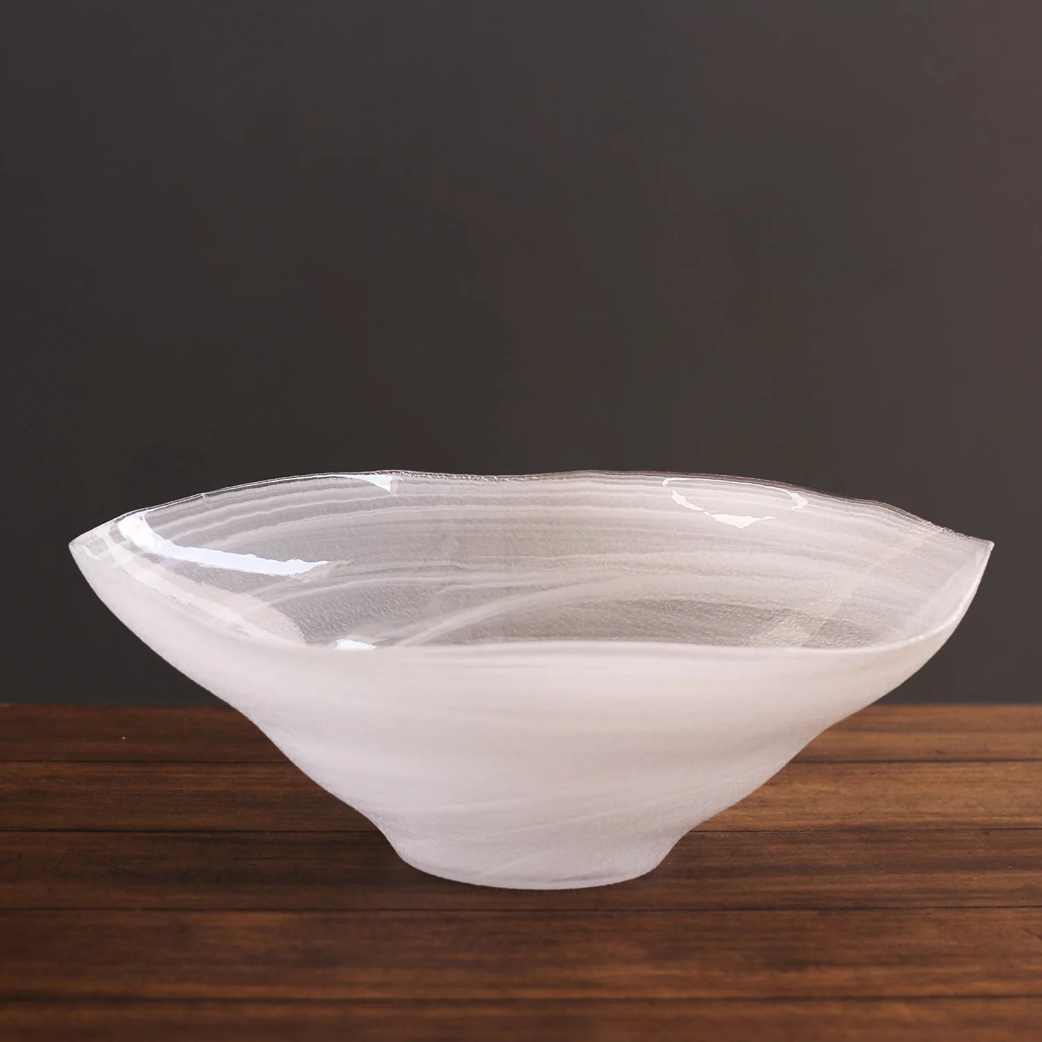Beatriz Ball GLASS Alabaster Wave Extra Large Bowl