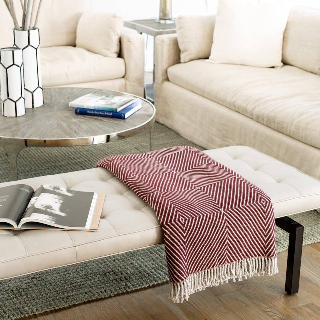 Graphic Squares Throw