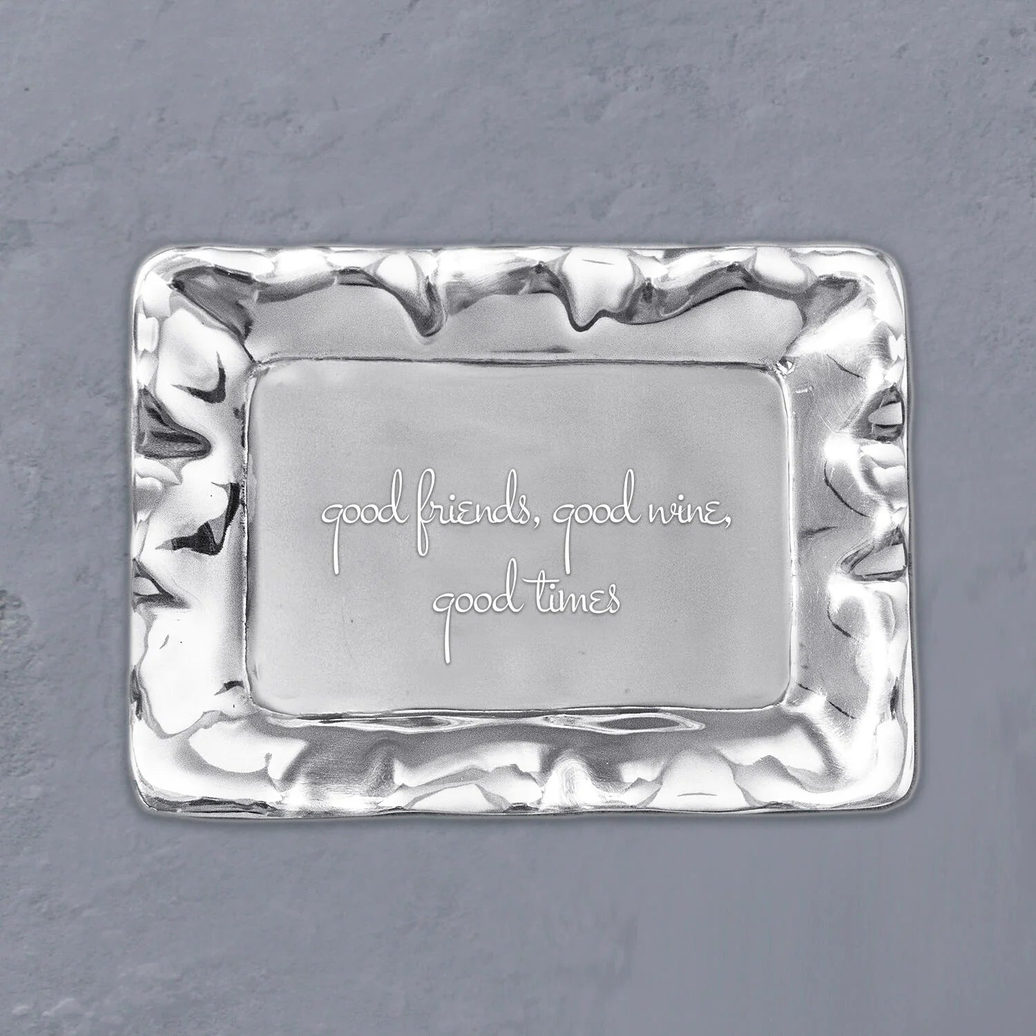 Beatriz Ball Vento Rectangular Engraved Tray - Thumbnail 2