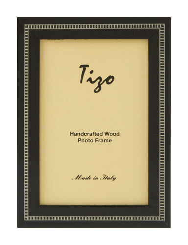 Tizo Checkered Wood Frame, Black