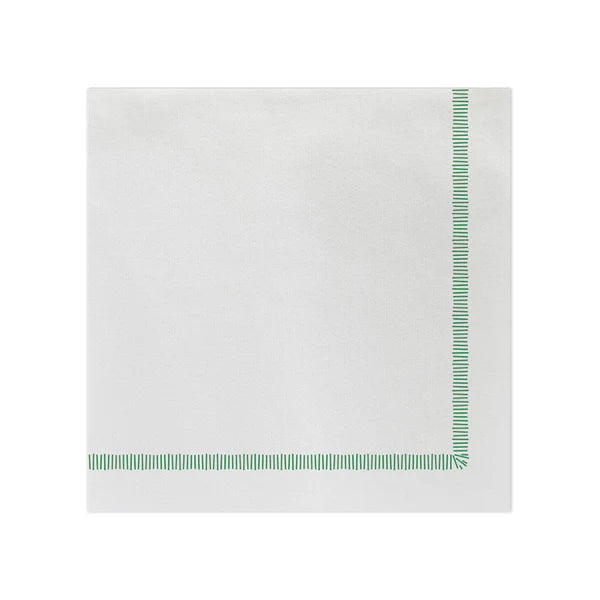 Vietri Papersoft Napkins Fringe Green Dinner