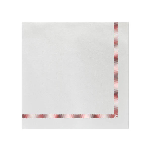 Papersoft Dinner Napkins – Fringe Red