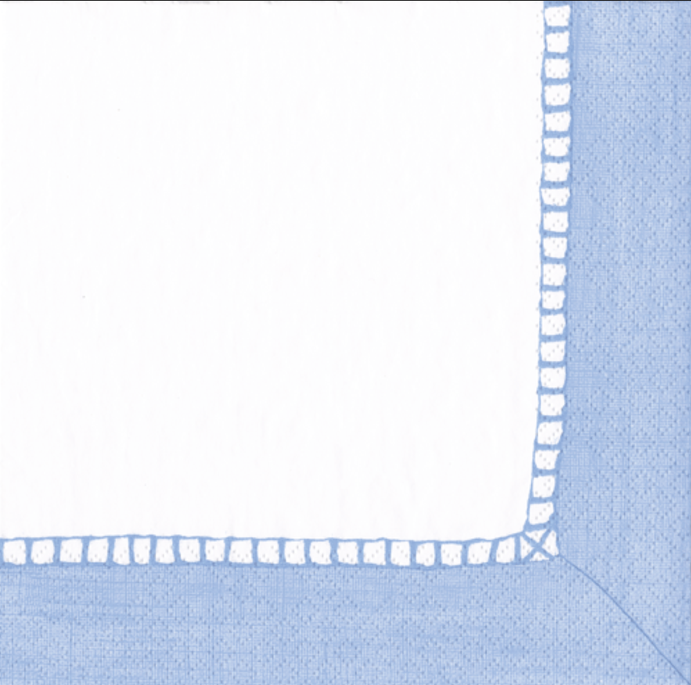 Caspari Linen Border Napkins - Thumbnail 3