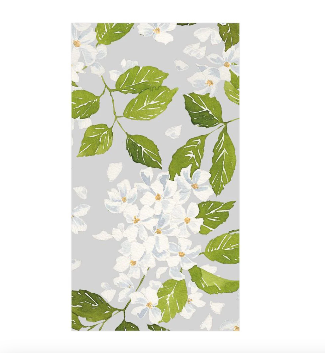 Caspari Blanc De Blancs Paper Cocktail Napkins in Grey