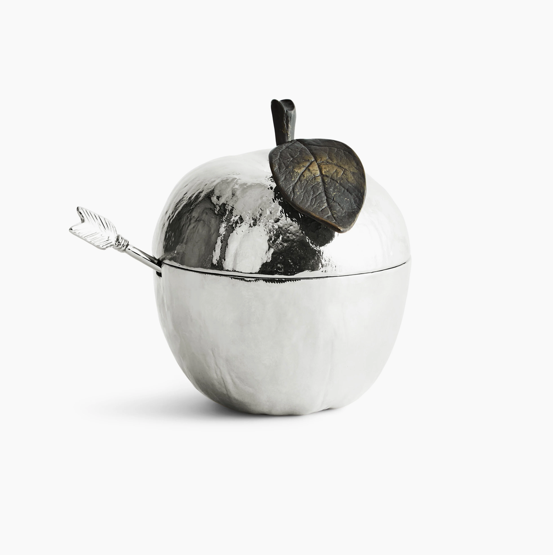 Michael Aram Apple Honey Pot with Spoon - Thumbnail 2