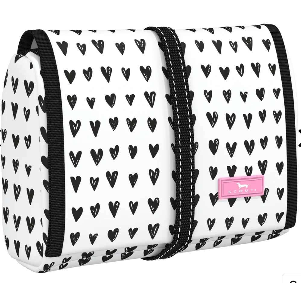 Scout Hanging Toiletry Bag Medium Beauty Burrito Pop Heart