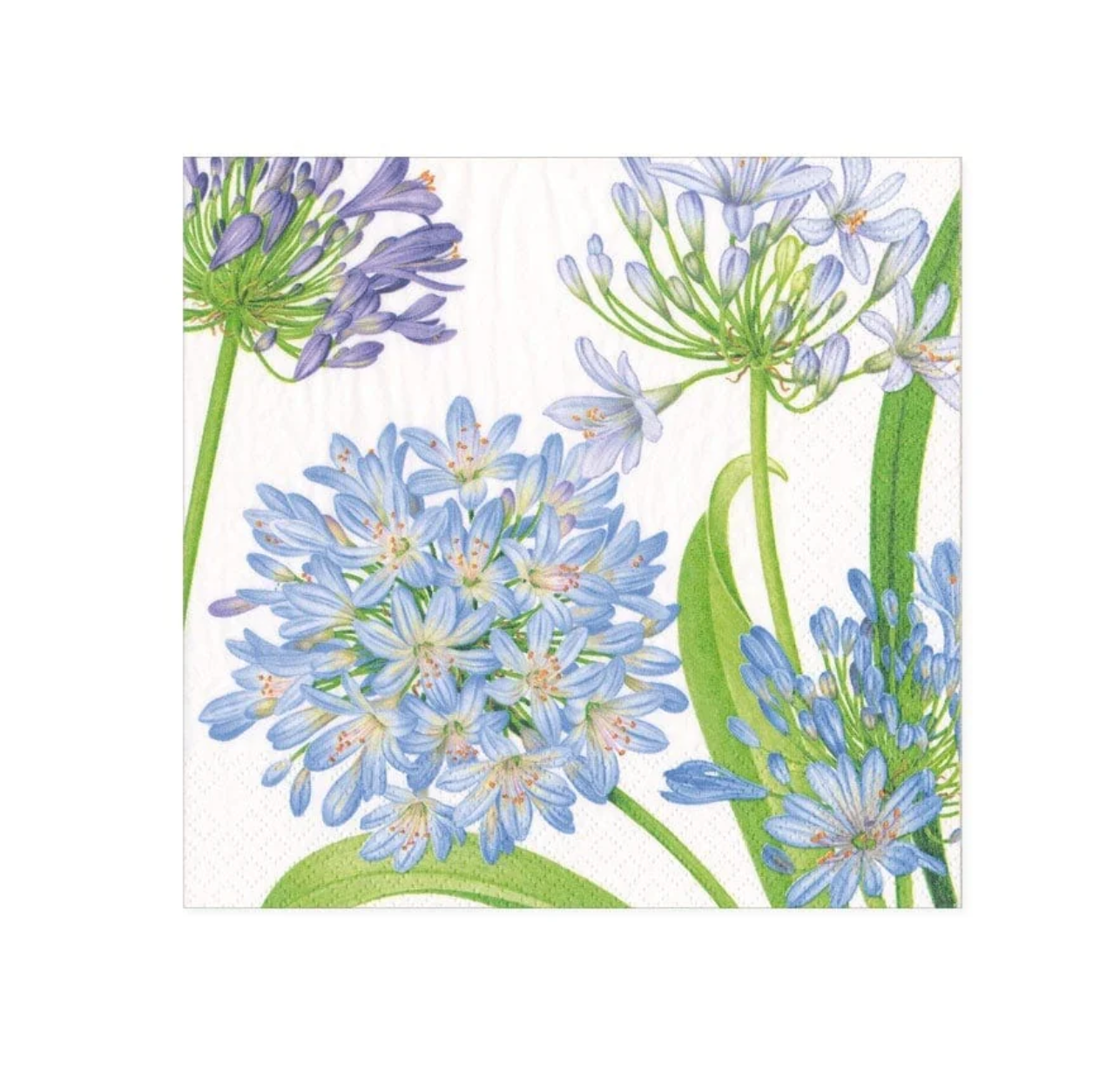 Caspari Agapanthus Garden Napkins - Thumbnail 2