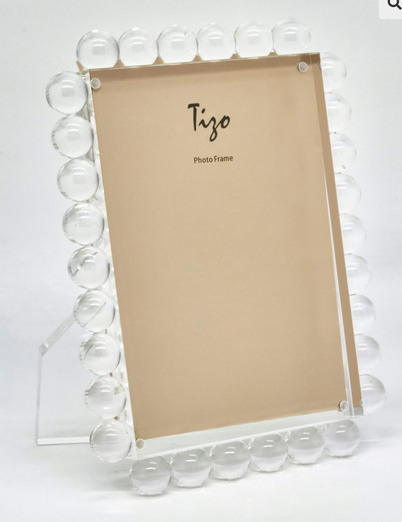 Tizo Acrylic Frame w/Clear Bubbles