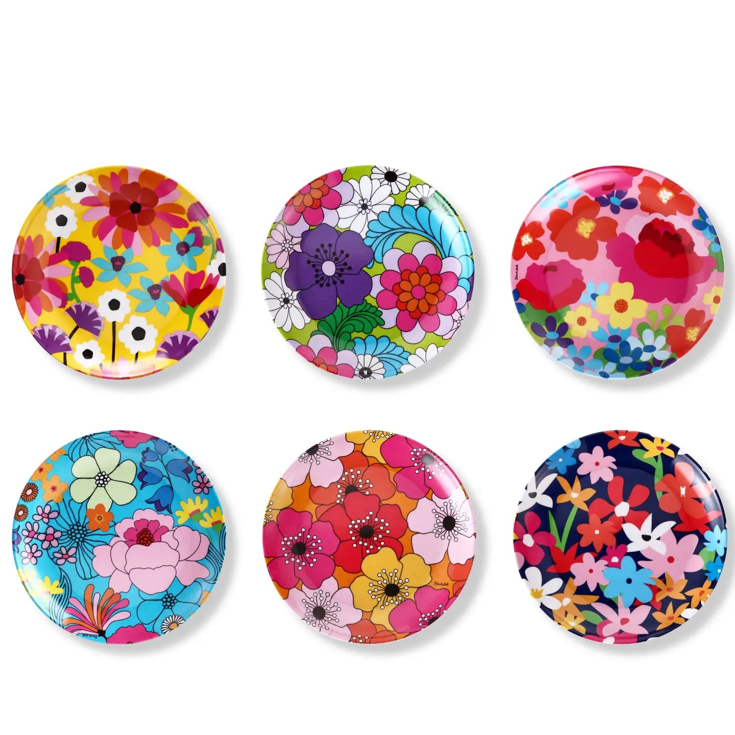 French Bull Garden Florals 6.5" Appetizer Plate