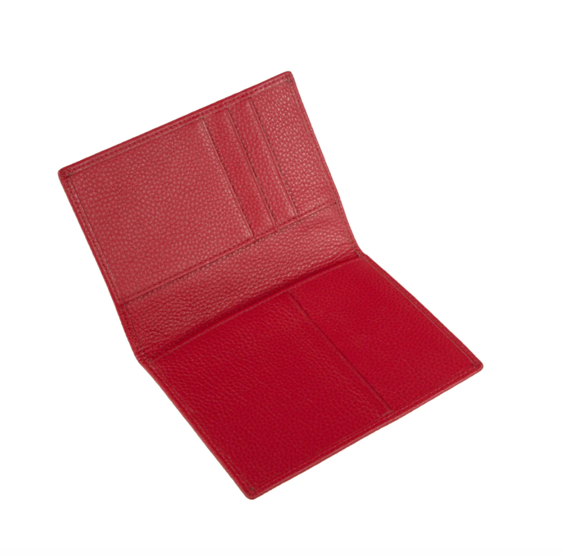 Brouk Red Stanford Passport Holder
