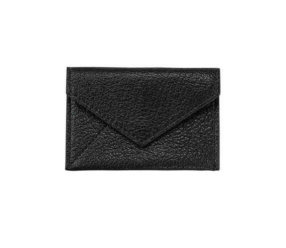 Graphic Image Goatskin Leather Mini Envelope
