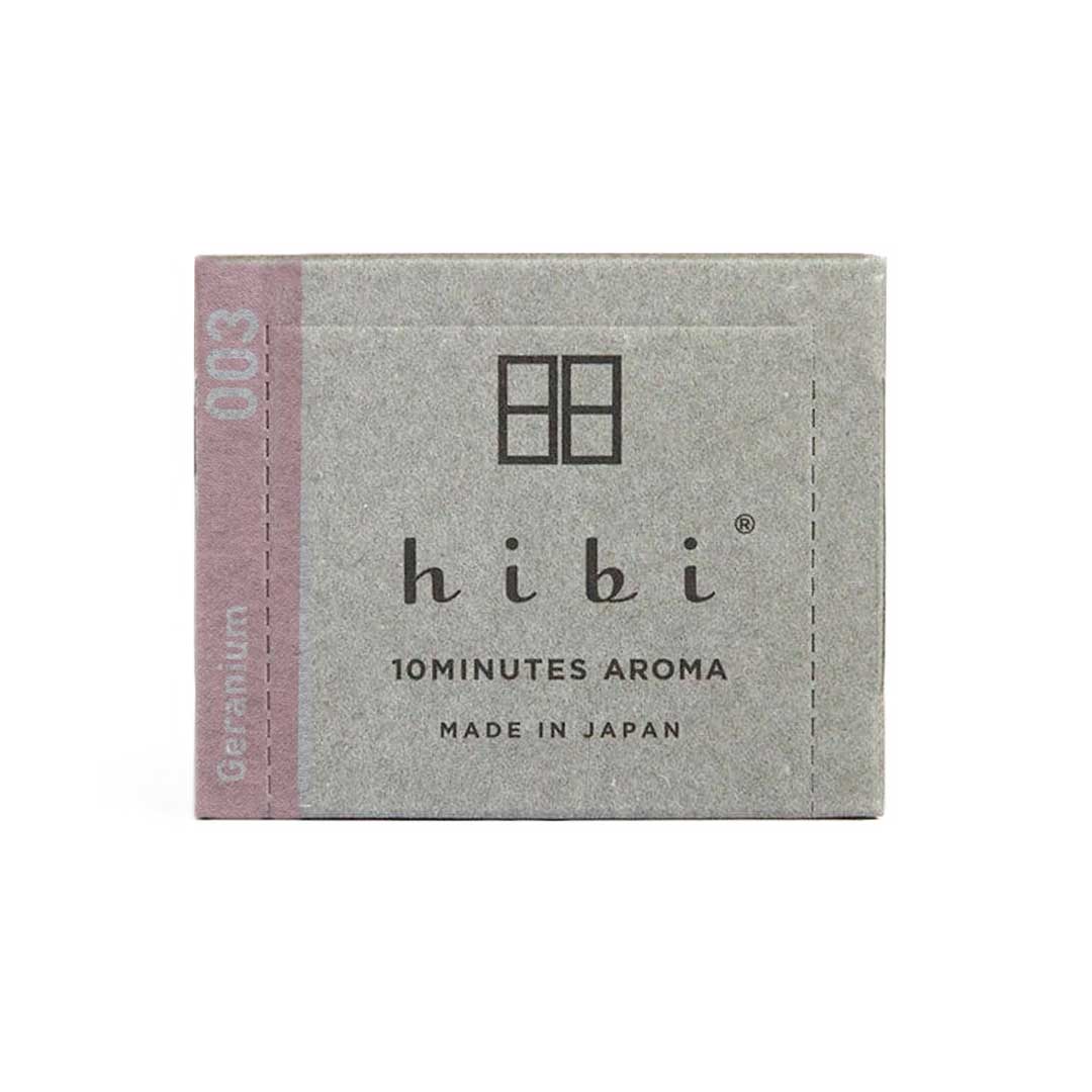 Hibi Matches Geranium Scent